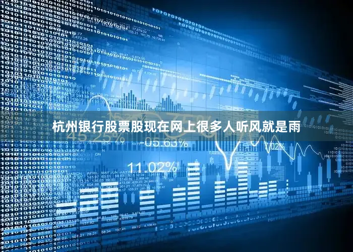 杭州银行股票股现在网上很多人听风就是雨